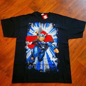 Vintage Marvel Mad Engine Thor Big Print T-Shirt Sz L NWT DEADSTOCK